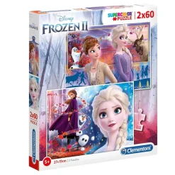 Frozen - Puzzle 2x60 piezas Frozen 2