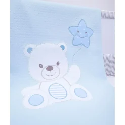 Funda de cuna veraniega con bordado