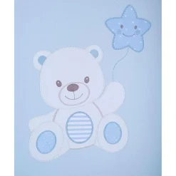 Funda de cuna veraniega con bordado