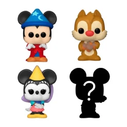 Funko Bitty Pop! - Disney - Pack 4 figuras / Mickey mago