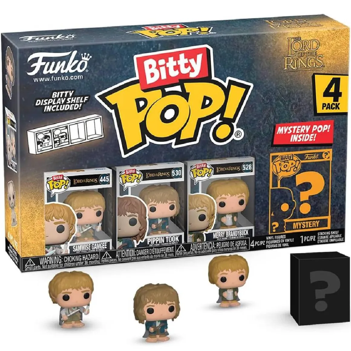 Funko Bitty POP! - Pack 4 figuras El Señor de los Anillos (varios modelos)