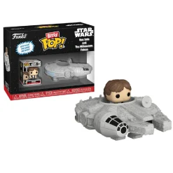 Funko Bitty Pop! Rides - Star Wars - Han Solo con el Halcón Milenario