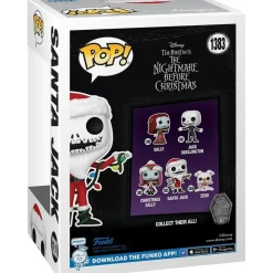Funko Pop! - Disney Pesadilla antes de Navidad - Santa Jack Skellington ㅤ