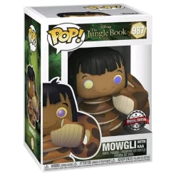 Funko Pop! - El libro de la selva - Mowgli con Kaa