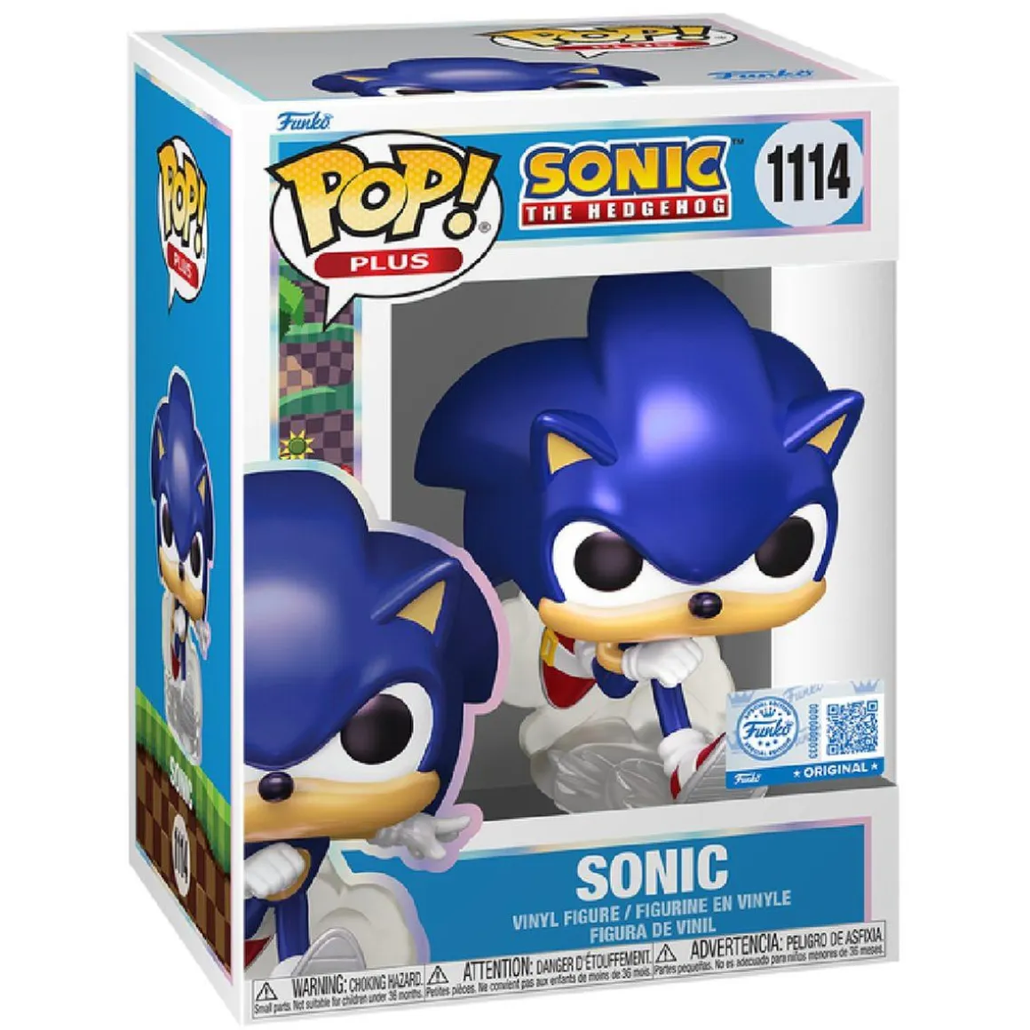 Funko Pop! Plus - Sonic the Hedgehog - Sonic (Perlado)