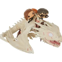 Funko Pop! Rides - Harry Potter - Harry, Ron y Hermione montados en el Dragón de Gringottsㅤ