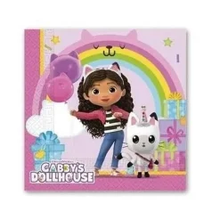 Gabby's Dollhouse - 20 Servilletas de 2 capas