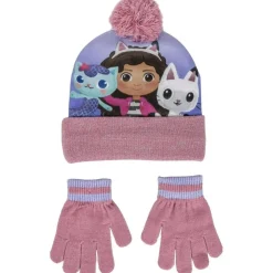 Gabby's Dollhouse - Conjunto 2 Piezas gorro y guantes