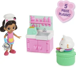 Gabby's Dollhouse - Set de almuerzo y comida de Gabby