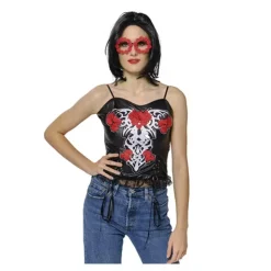 Gafas adornadas con motivos florales