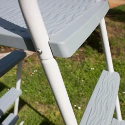 Gre - Escalera de 136 cm para piscinas de 120-132 cm