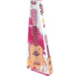 Guitarra de madera rosa 55 cm ㅤ