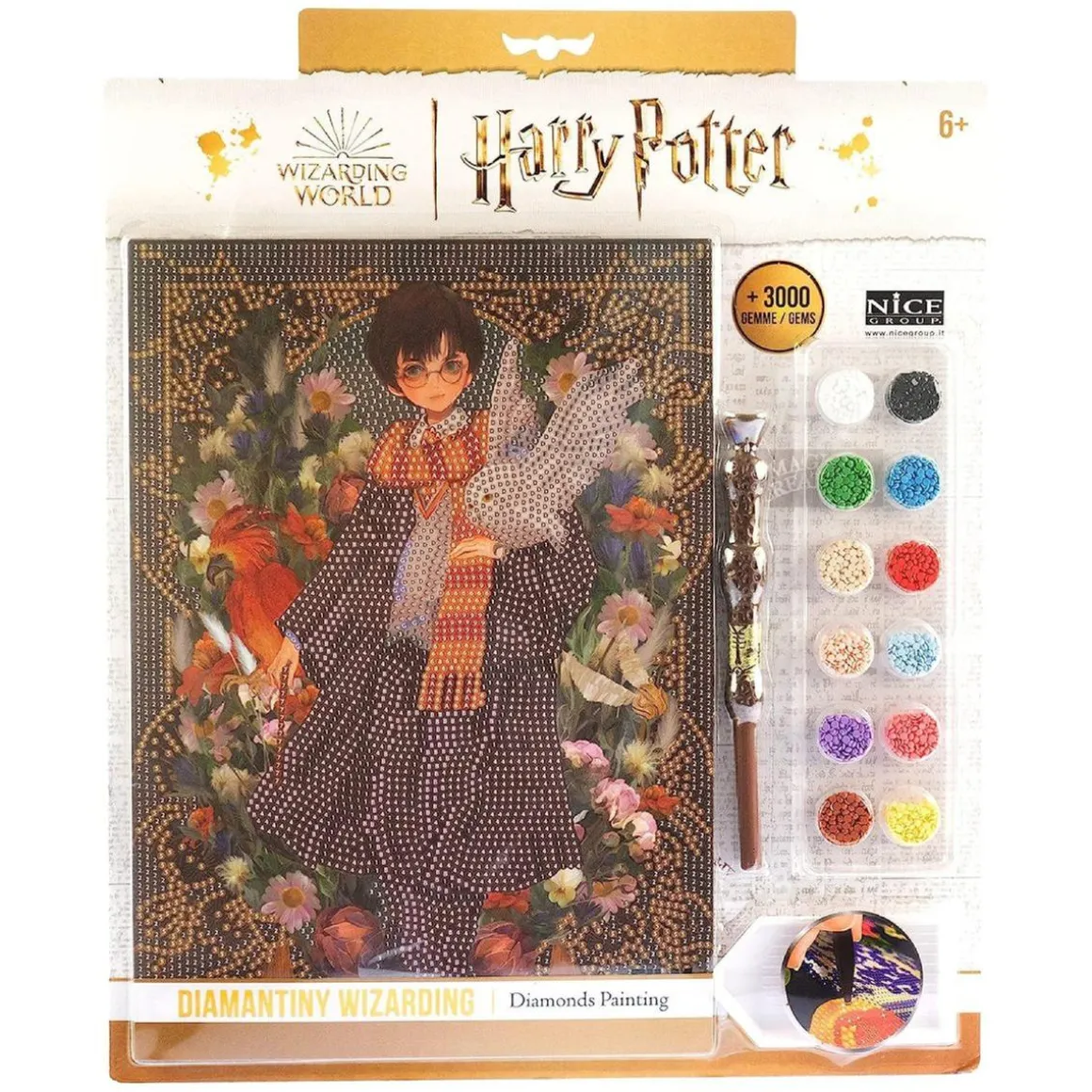 Harry Potter - Kit crea el mosaico Yume Fantasy Dimantiny Wizarding - (Varios modelos)