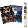 Harry Potter - Pack de 2 pósteres retro Hogwarts y Diagon
