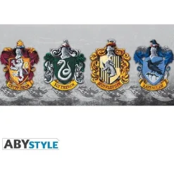 Harry Potter - Taza de 320 ml con diseño de las 4 casas de Harry Potter ㅤ