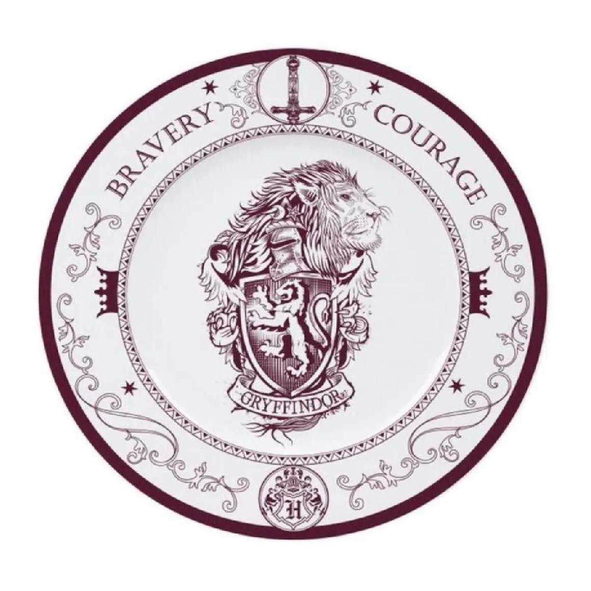 Harry Potter-Set de 4 platos casas Hogwarts