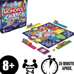 Hasbro - Juego de mesa rápido para 2 a 4 jugadores en español