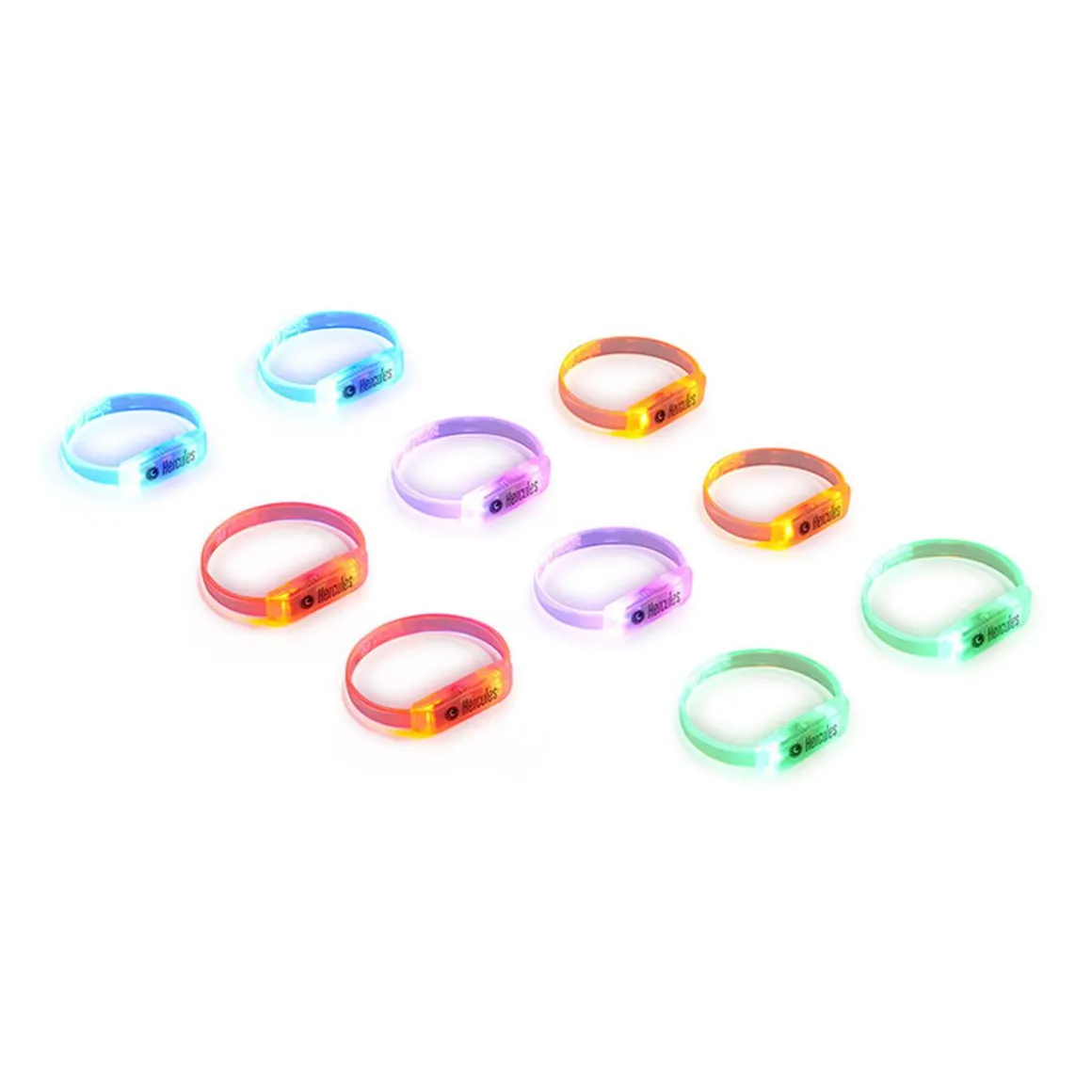 Hercules - LED Wristband pack 10