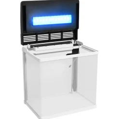 Homcom - Acuario 28L con filtro e iluminación