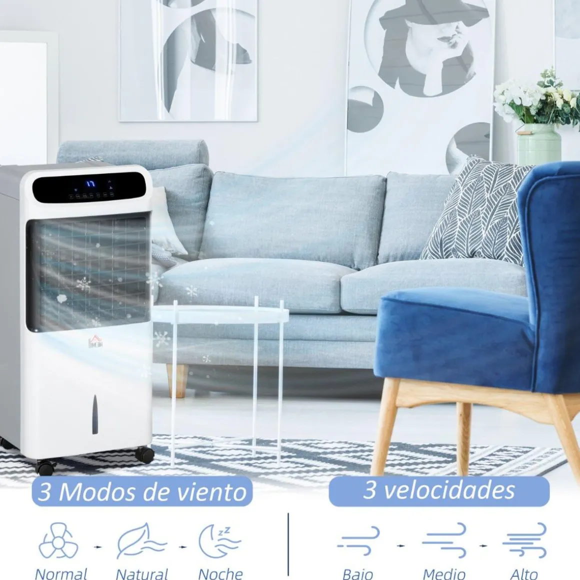 Homcom - Aire Acondicionado Humidificador