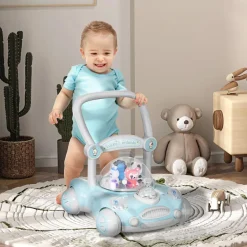 Homcom - Andador Azul para bebés