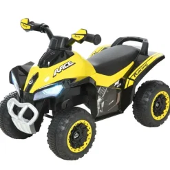 Homcom - Andador Quad Cuatrimoto Amarillo HomCom
