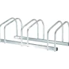 Homcom - Aparcamiento para 3 bicicletas Plata