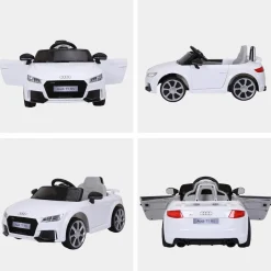 Homcom - Audi TT eléctrico blanco