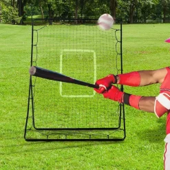 Homcom - Back stop portátil de béisbol