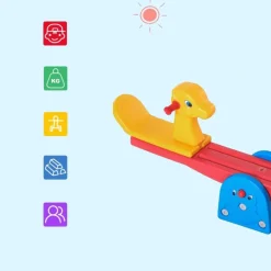 Homcom - Balancín para Niños con Respaldo