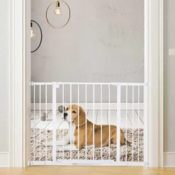 Homcom - Barrera Metálica para perro