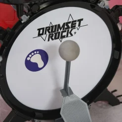 Homcom - Batería infantil con teclado y taburete