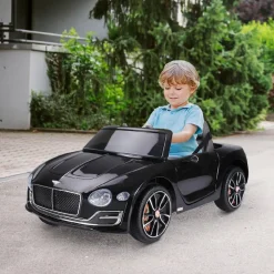 Homcom - Bentley GT Negro Batería con control remoto