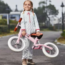 Homcom - Bicicleta de Equilibrio Sin Pedales Rosa HomCom