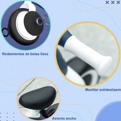 Homcom - Bicicleta equilibrio sin pedales ajustable