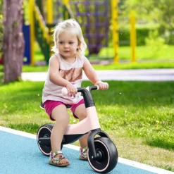 Homcom - Bicicleta sin pedales rosa