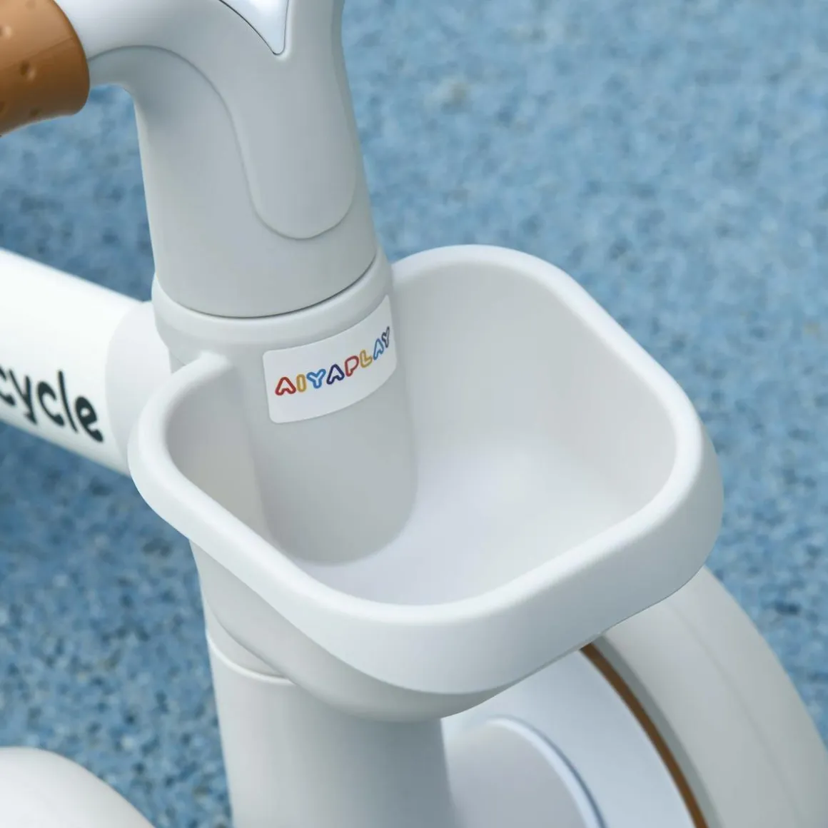 Homcom - Bicicleta sin pedales Blanco