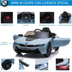 Homcom - BMW I8 Coupe eléctrico