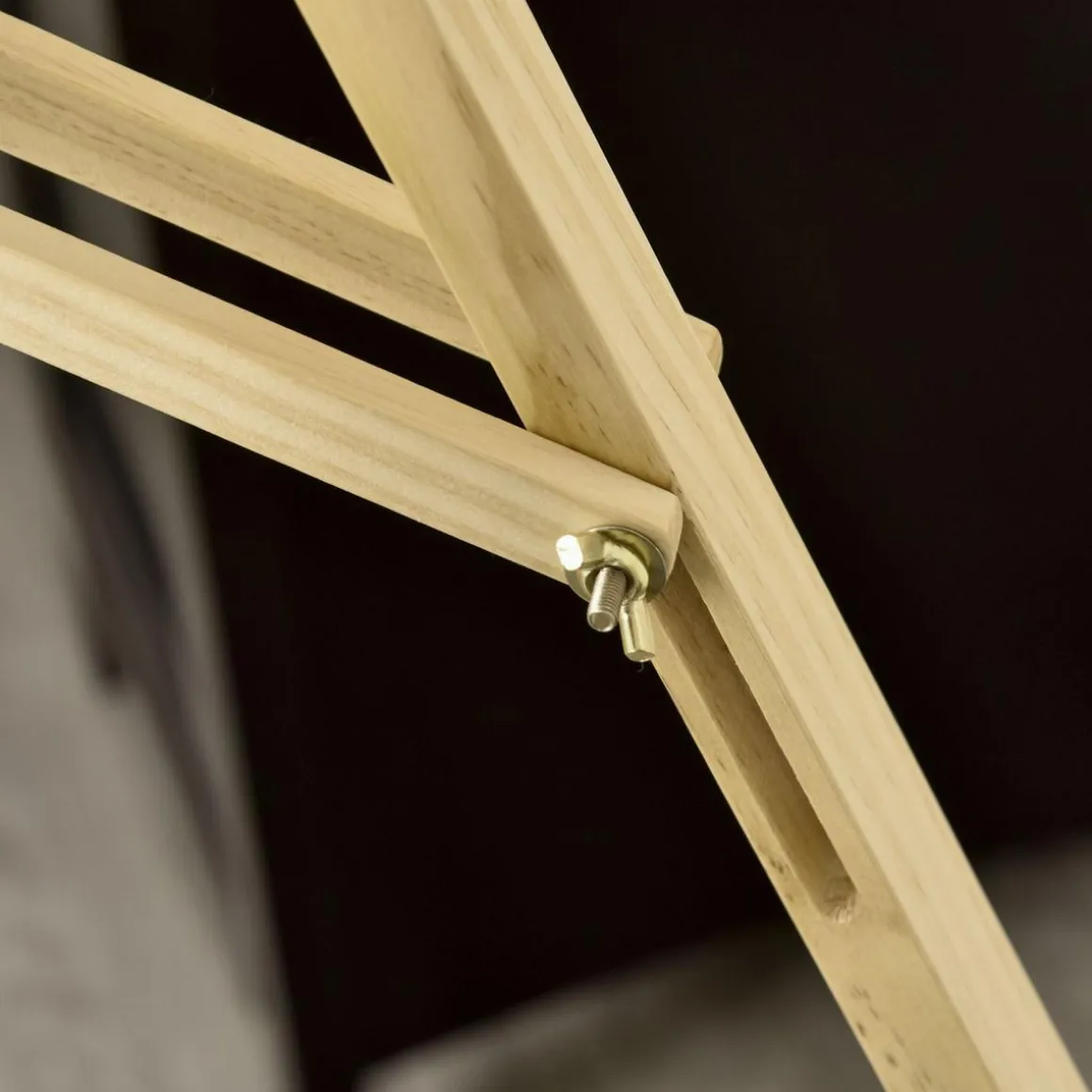 Homcom - Caballete de pintura de madera