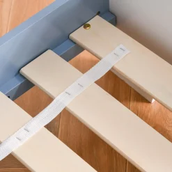 Homcom - Cama infantil estrellas Azul/Blanco