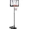 Homcom - Canasta completa baloncesto con base 260 cm