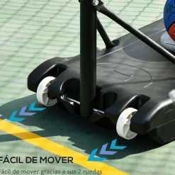 Homcom - Canasta completa baloncesto con base 260 cm