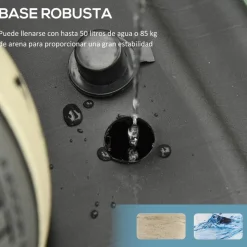 Homcom - Canasta completa de baloncesto