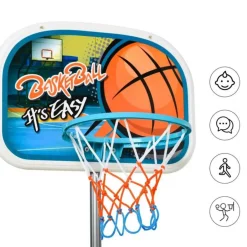 Homcom - Canasta con soporte ajustable