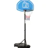 Homcom - Canasta de baloncesto de pie ajustable de 160-210 cm