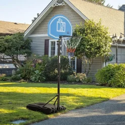 Homcom - Canasta de baloncesto de pie ajustable de 160-210 cm