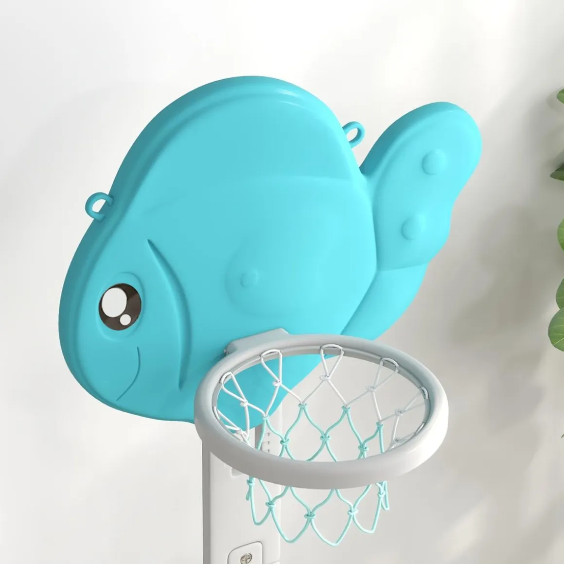 Homcom - Canasta infantil baloncesto para interior