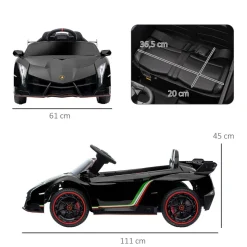 Homcom - Coche elécrico Lamborghini Veneno