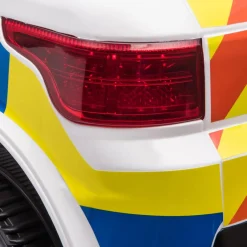 Homcom - Coche eléctrico de policía con mando