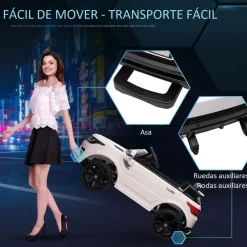 Homcom - Coche eléctrico SUV blanco